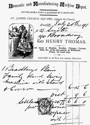  Thomas Receipt